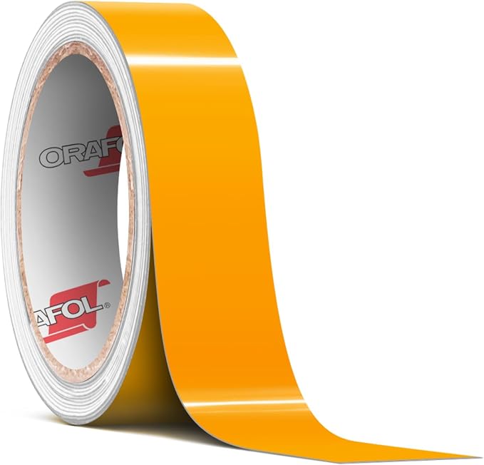 ORACAL 651 Gloss Golden Yellow Permanent Vinyl Tape Roll – Premium Adhesive Film