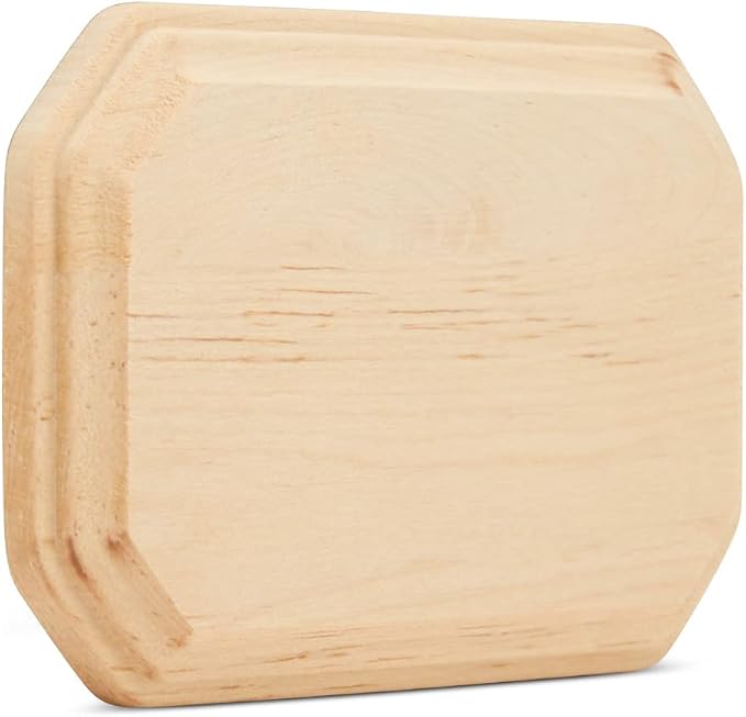 Wood Rectangle Plaque 5 inch