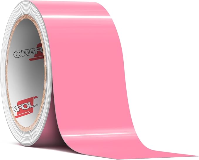 ORACAL 651 Gloss Soft Pink Permanent Vinyl Tape Roll – Premium Adhesive Film
