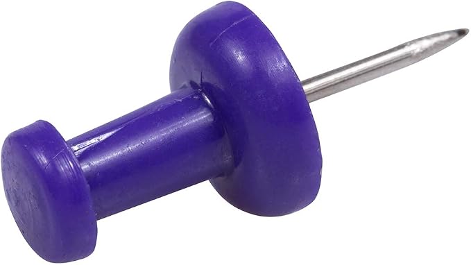 JAM PAPER Colorful Push Pins