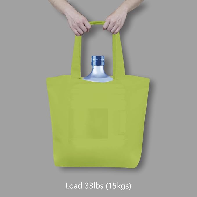 TOPDesign 1-Pack Super Strong Large 12oz Cotton Canvas Tote Bag, Reusable