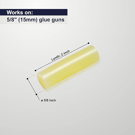 ASA Hot Melt Glue Sticks for Glue Gun – 5/8" x 2"