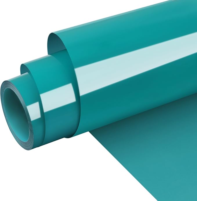 WRAPXPERT Aqua Heat Transfer Vinyl Roll, Heat Press Vinyl