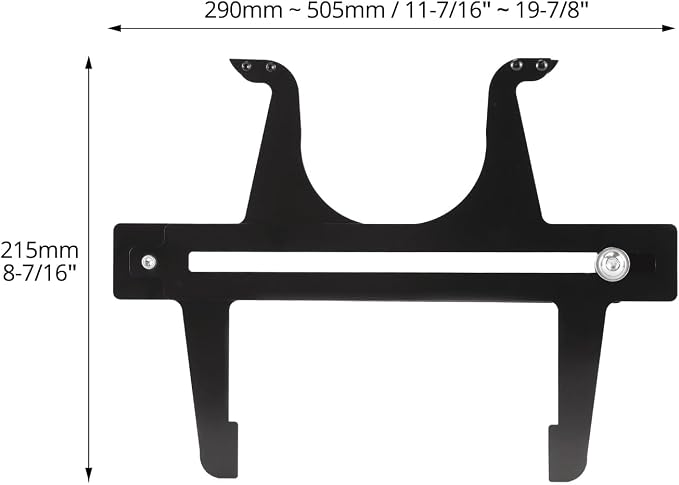 QWORK Brake Measuring Tool 6.5-14.25 Inch