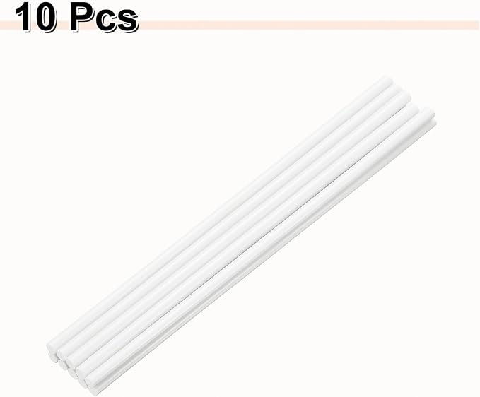 HARFINGTON 10pcs Hot Glue Sticks 0.28" Dia x 9.84" Long EVA Mini Hot Melt