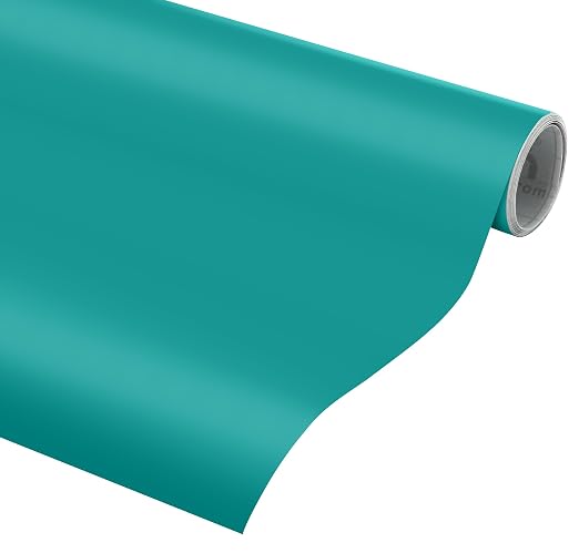 VViViD DECO65 Turquoise Matte Permanent Adhesive Craft Vinyl