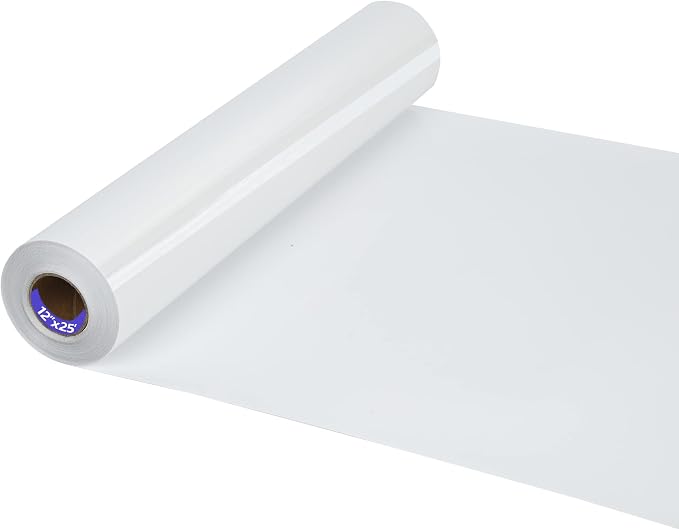 HTV Iron on Vinyl 12Inch by 25ft Roll HTV Heat Transfer Vinyl