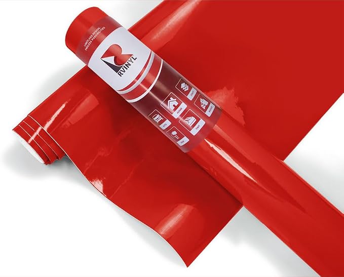3M Tomato Red Cast Adhesive Vinyl 12in x 5ft