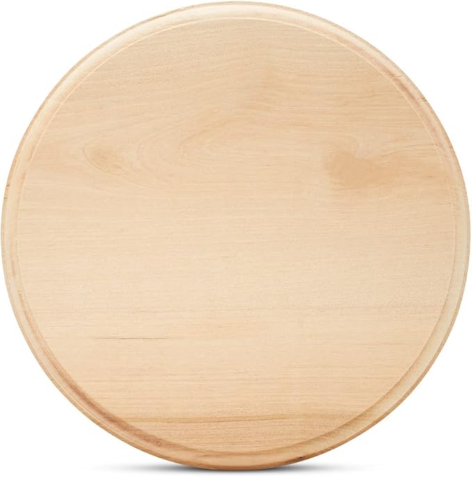 Unfinished Wooden Circles 8 inch, Charcuterie Board, by Woodpeckers