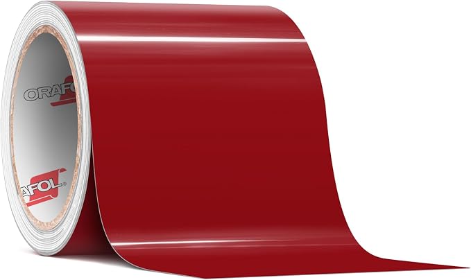 ORACAL 651 Gloss Dark Red Permanent Vinyl Tape Roll – Premium Adhesive Film