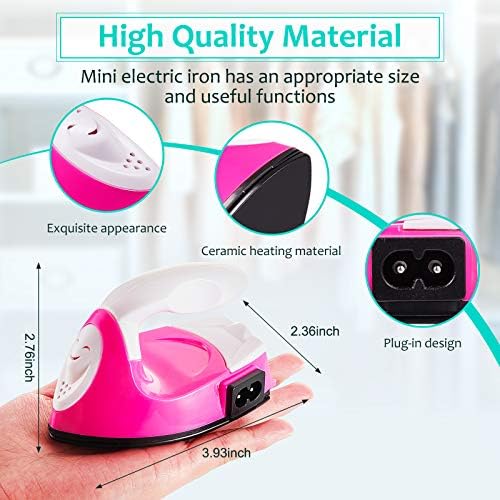 Honoson Mini Craft Iron Mini Heat Press Small Iron 3.93 x 2.36 x 2.76 in