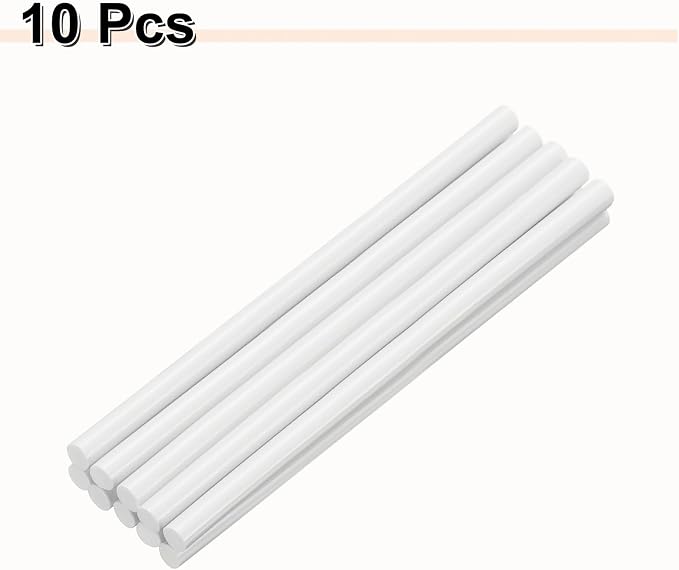 HARFINGTON 10pcs Hot Glue Sticks 0.28" Dia x 5.91" Long EVA Mini Hot Melt