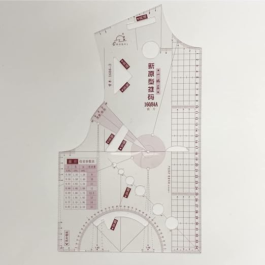YILIANLIN 3X 1:5 Fashion Design Ruler Cloth Design School Student Teching
