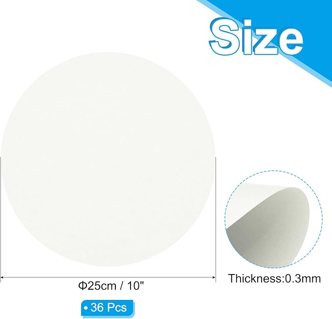 PATIKIL 10inch Circle Card Stock