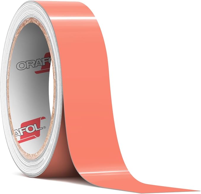 ORACAL 651 Gloss Coral Permanent Vinyl Tape Roll – Premium Adhesive Film