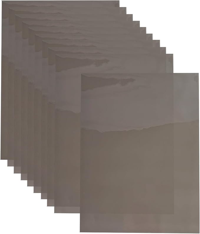 Transparent PVC Faux Leather Sheets, Glossy Waterproof Clear Vinyl Fabric