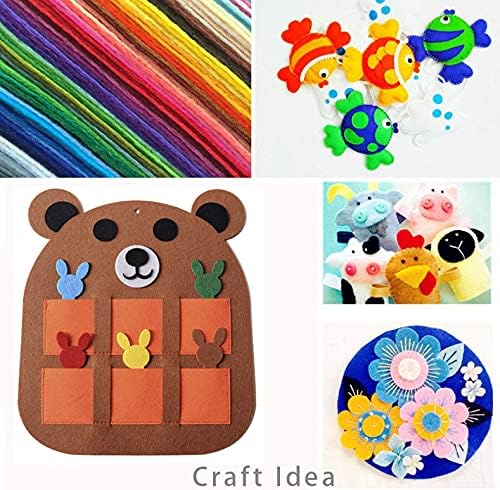 YYCRAFT Craft Soft Felt Sheets 9 Inch X 12 Inch