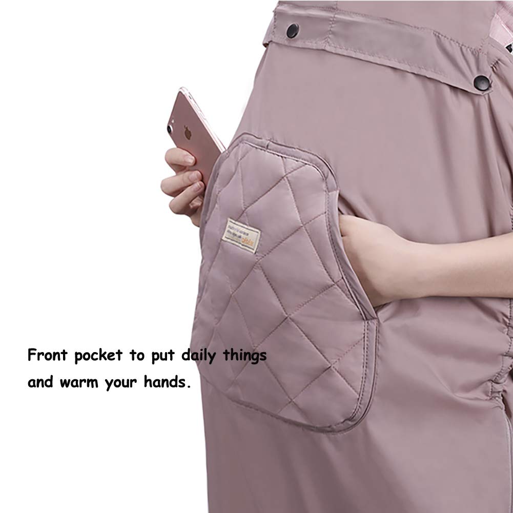 Bebamour Universal Hoodie All Season Carrier Cover for Baby Carrier (A Black)