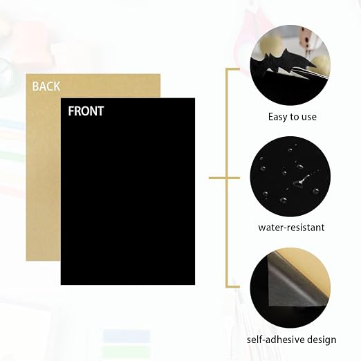 10 PCS Sticky Felt Sheets, Self Adhesive Felt Sheet, 8.3" x 11.8" Self Adhesive