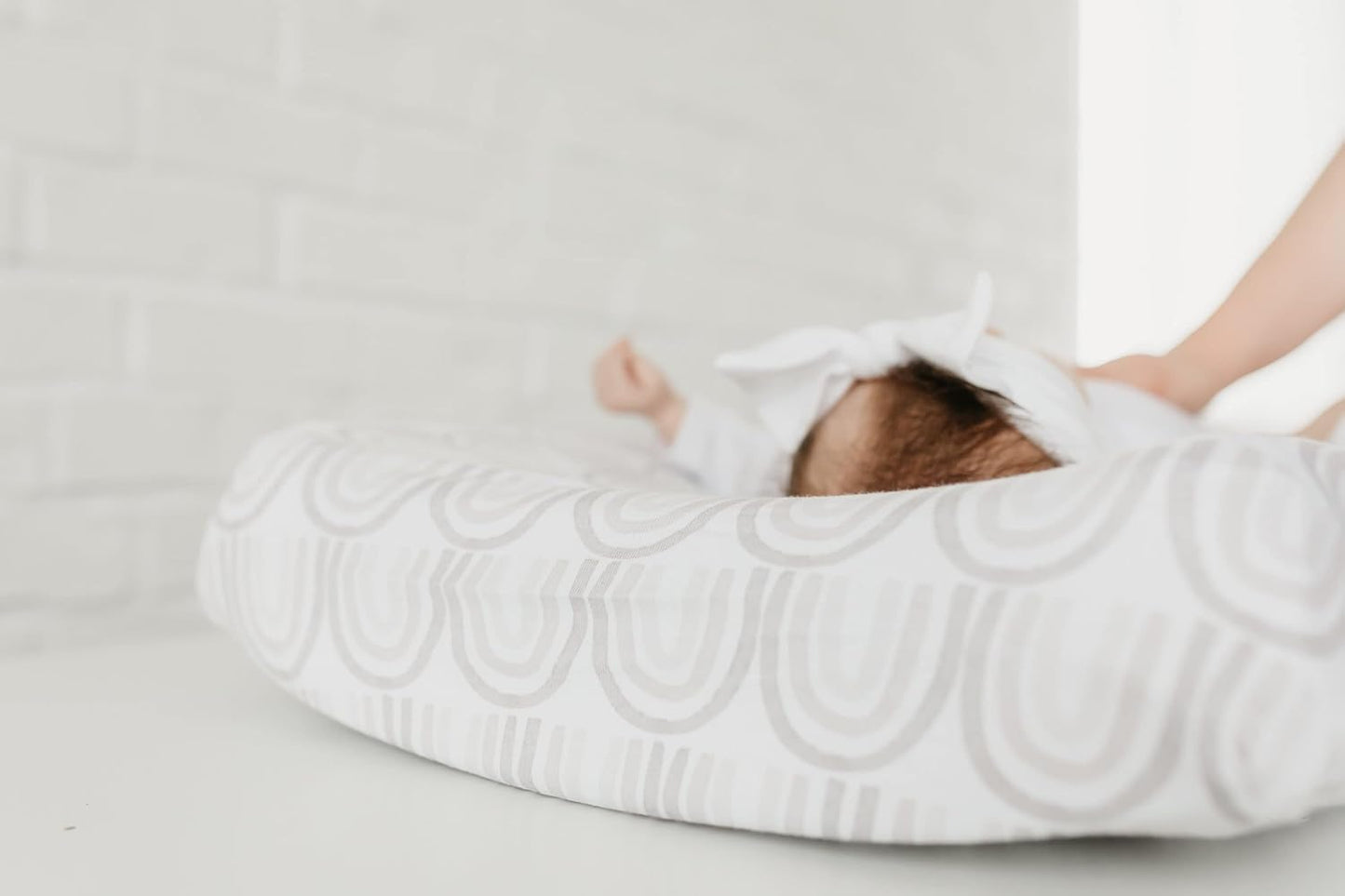 Copper Pearl Premium Knit Changing Pad Cover Soft, Stylish, and Universal Fit for All Standard Diaper Changing Pads, Trendy Design Changing Pad Covers, Bliss