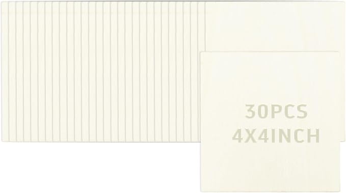 pson 30Pcs Unfinished Basswood Sheets, Smooth Wood Squares