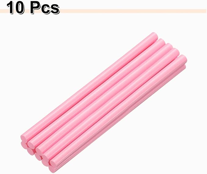 HARFINGTON 10pcs Hot Glue Sticks 0.28" Dia x 5.91" Long EVA Mini Hot Melt