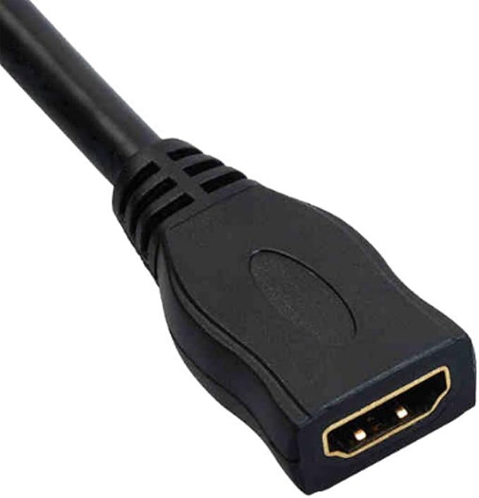 Bi-Directional HDMI Female to DVI-D(24+1) Male Adapter, 1080P DVI to HDMI Conveter (1, Black)