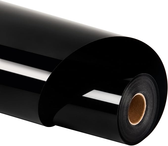 HTVRONT Black HTV Heat Transfer Vinyl Roll