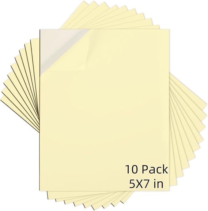 Self Stick Mounting Board 5 X 7 inch,