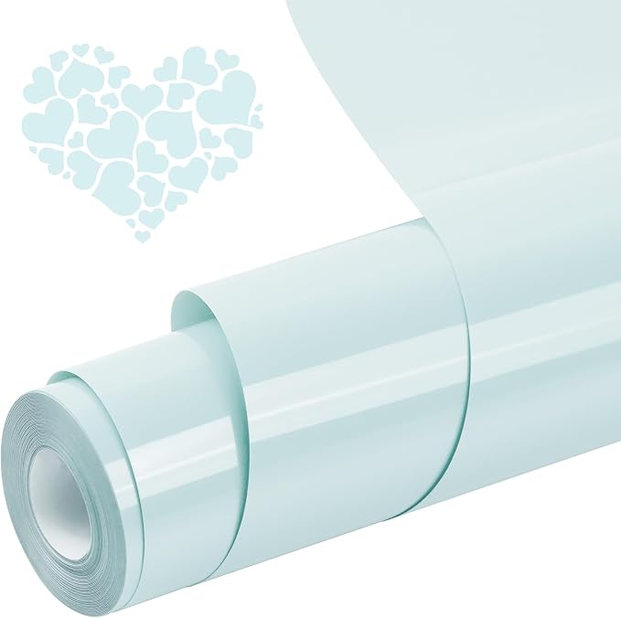 Heat Transfer Vinyl Light Mint Green 12In×20FT Iron on