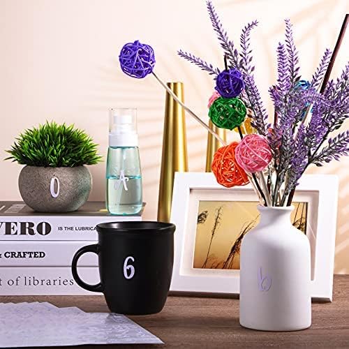 Outus 576 Pcs 8 Sheets Letters Stickers Vinyl Alphabet Number Decals Back to