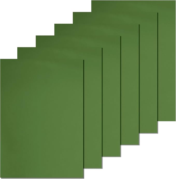 Biaungdo 6 Pcs Felt Fabric Sheets, 8 x 12 Inch Wide 1mm Thick Felts Sheet Soft