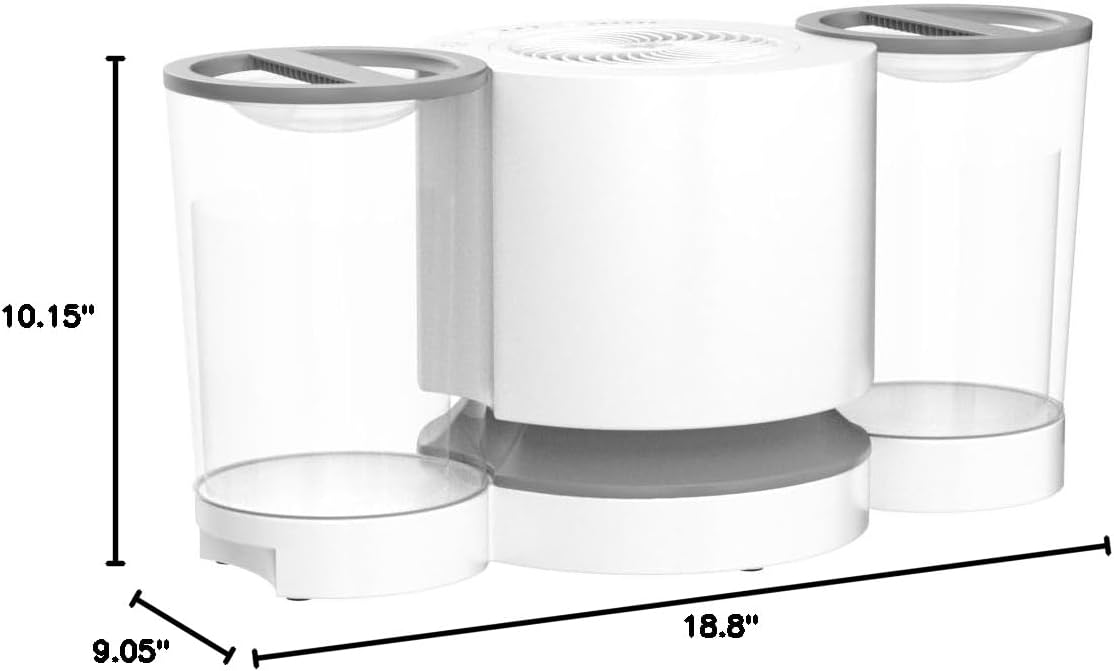 Vornado EV200 Evaporative Whole Room Humidifier with SimpleTank, 1.5 Gallon Capacity, White, EV200 - 1.5 gallon