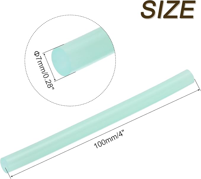 uxcell 30pcs 7mm x 100mm Mini Hot Glue Sticks