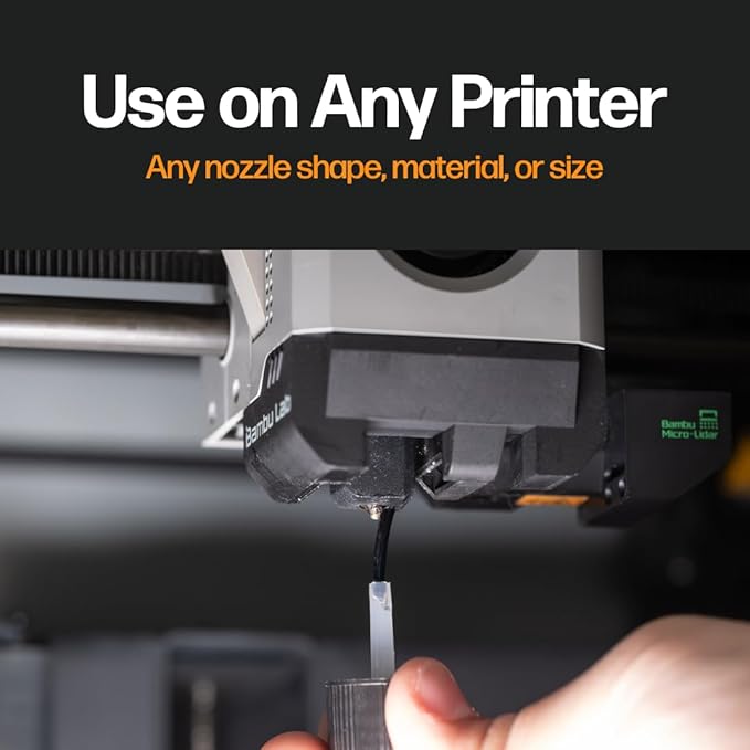 Slice Engineering Plastic Repellent Paint Repels Plastic & Prevents Buildup on the Nozzle | Get Enhanced Print Quality | Hassle-Free Application | Water-Based PTFE Nanosuspension (3 mL - 5 Pack)