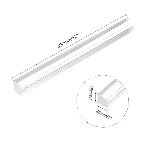 MECCANIXITY Acrylic Square Rods 1" x 12" Clear Acrylic Dowel Rods Sticks