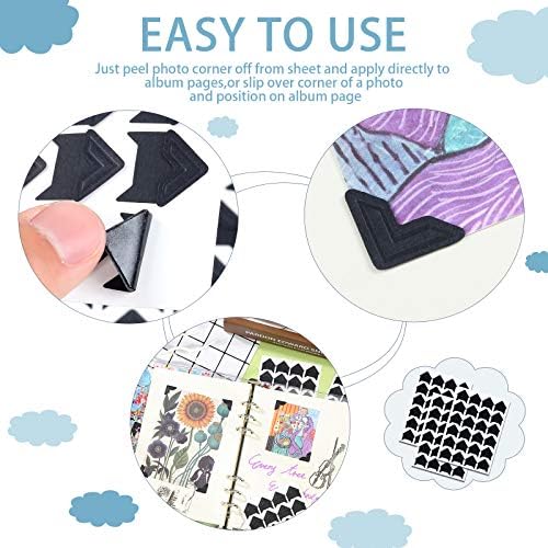 Pajean 720 Pieces Photo Corners Self Adhesive Photo Corners
