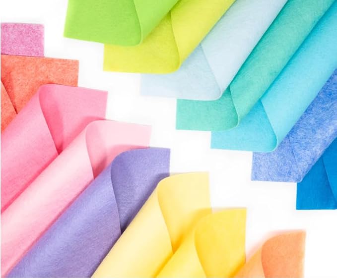 15 Easter 9"X12" Merino Wool Blend Felt Sheets Collection