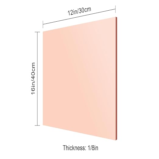 Rose Gold Mirror Acrylic Sheet