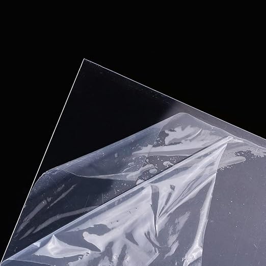 Tong Gu 5PCS Colored A4 PVC Flexible Plastic Sheets Transparent Gel Clear DIY