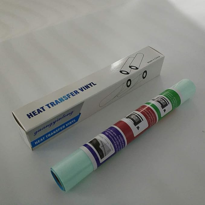 guangyintong Glow in The Dark Heat Transfer Vinyl Rolls, PU Elastic HTV Vinyl