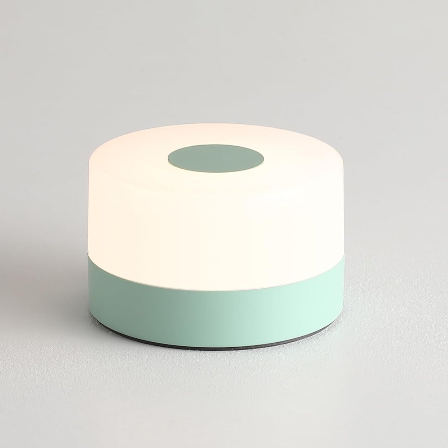JUSHENG Rechargeable Baby Night Light LED Nursery Lamp Touch Lights, Dimmable and 3 Color Temperature Adjustable Bedside Night Light for Kids, Breastfeeding, Green