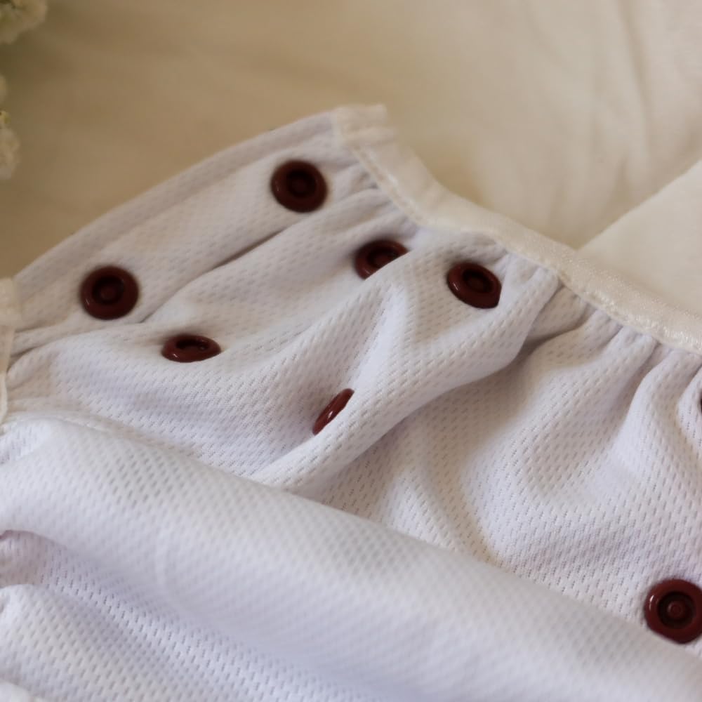 Nora's Nursery Reusable Swim Diapers and Wet Bag - One Size Fully Adjustable - Charleston Rose Unisex 3 Pack with Wet Bag