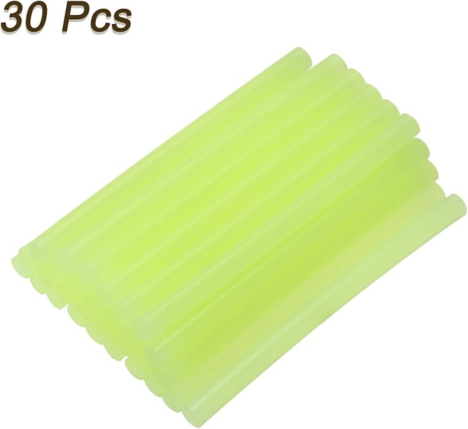 uxcell 30pcs 7mm x 100mm Mini Hot Glue Sticks