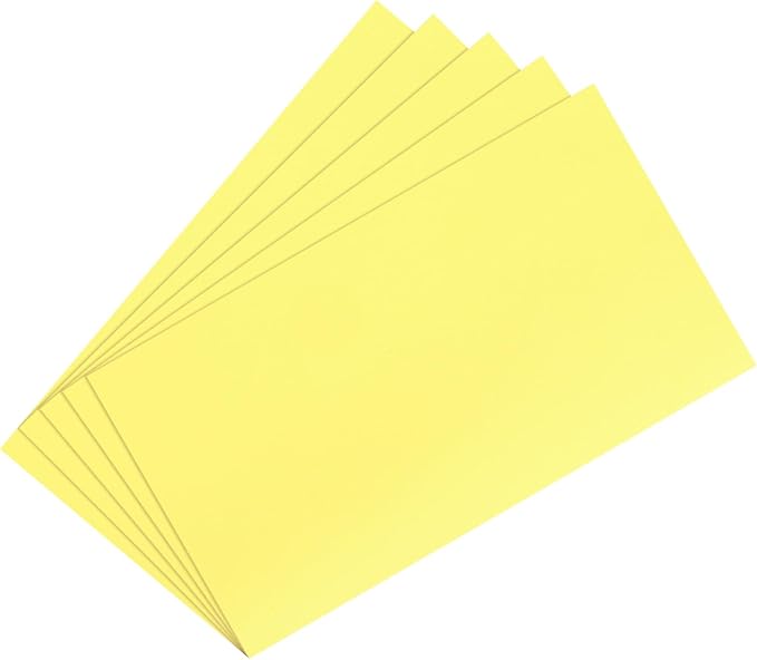 MECCANIXITY EVA Foam Sheets Bright Yellow 35.4 Inch x 19.7 Inch 2mm Thick