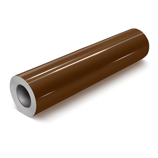 VViViD Brown Gloss DECO65 Permanent Adhesive Craft Vinyl