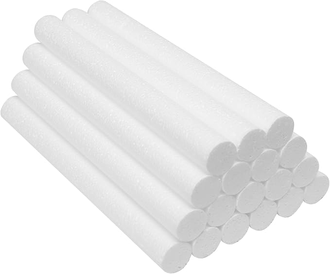 Crafjie Foam Cylinders for DIY Crafts and Arts Supplies, Craft Supplies