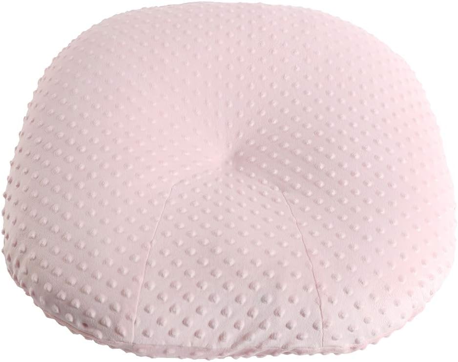OWLOWLA Newborn Lounger Cover,Minky Removable Slipcover Fits Newborn Lounger for Baby Boy Girl(Blush Pink)