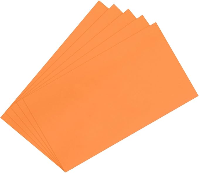 MECCANIXITY EVA Foam Sheets Orange 35.4 Inch x 19.7 Inch 2mm Thick Crafts Foam