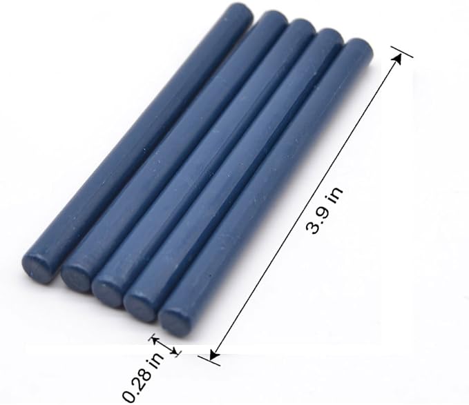 Navy Blue Mini Glue Gun Sealing Wax Stick
